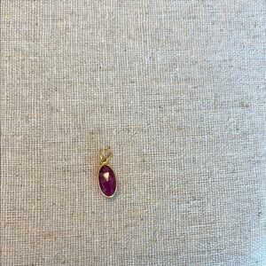 Stella & Dot Oval Birthstone Charm - July